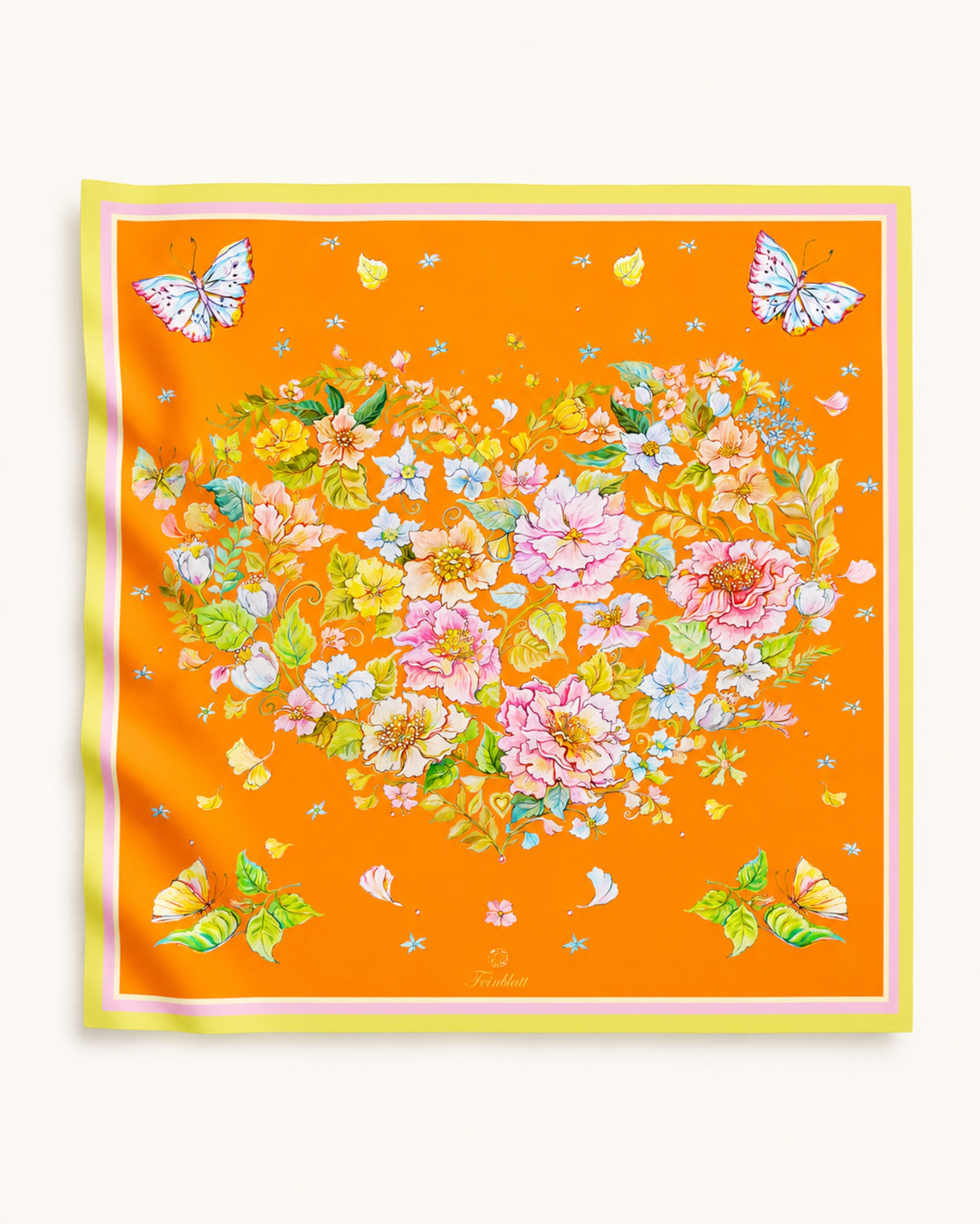 Herz aus Blumen · Orange